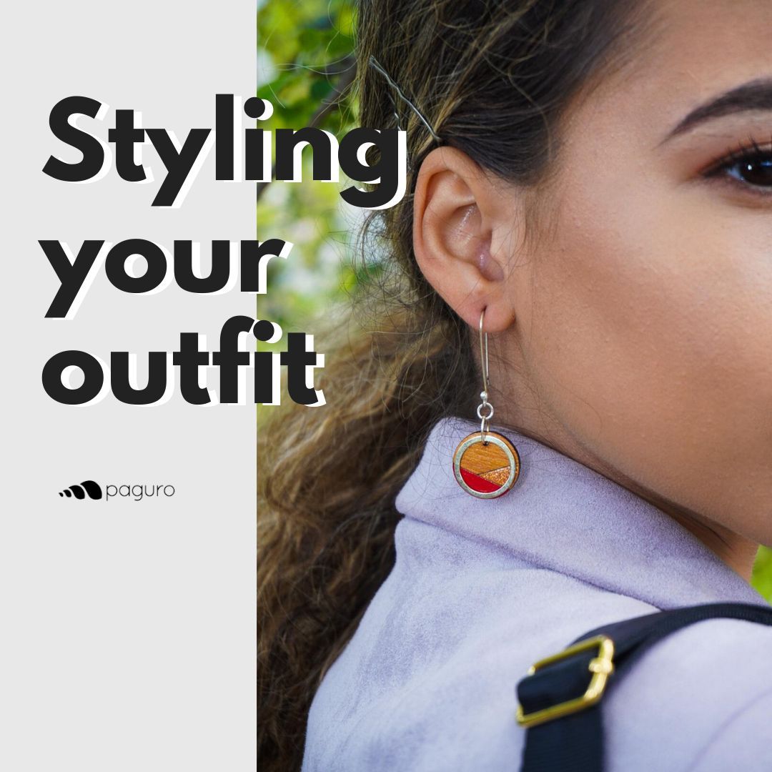 Step into your day with confidence and add a touch of eco-chic to your outfit with Conture Recycled Wood Earring.
Find more eco-chic accessories at paguroupcycle.com

#EcoFashion #SustainableStyle #ConfidenceBoost