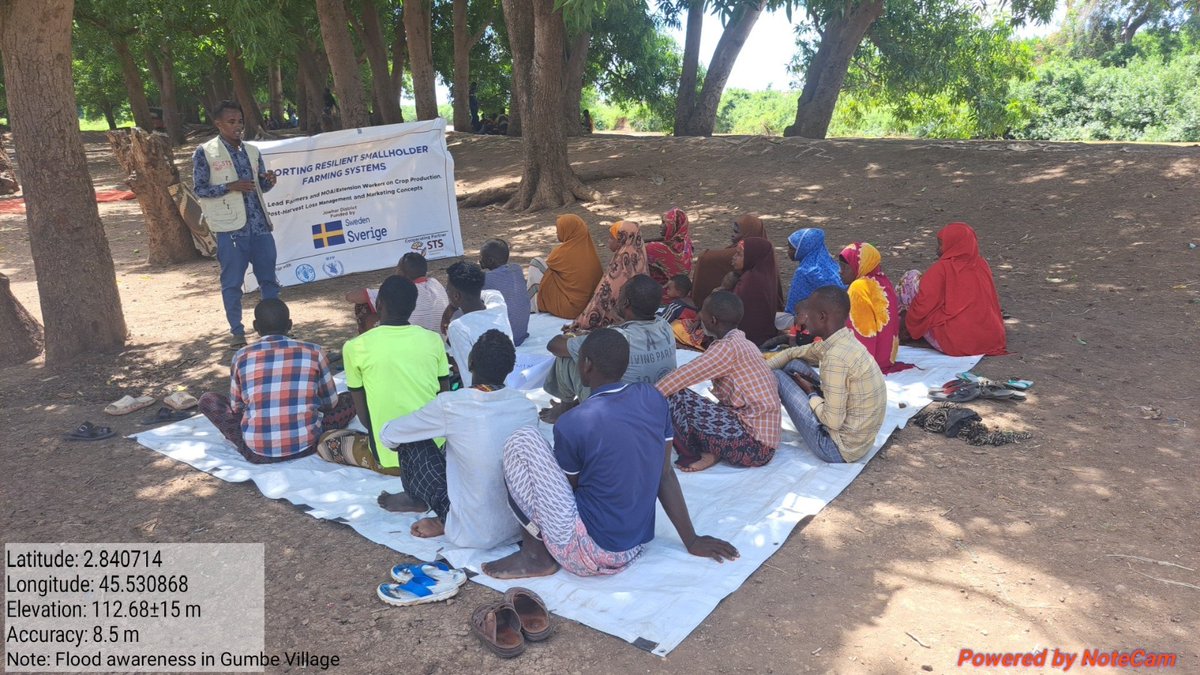 stsintersol's tweet photo. In preparation to #ElNino, we have been conducting door to door sensitization campaigns within the communities and especially those living in riverine areas.
#Elnin #campaign #HumanitarianAid #Jowhar https://t.co/J7c7Ryw7WJ