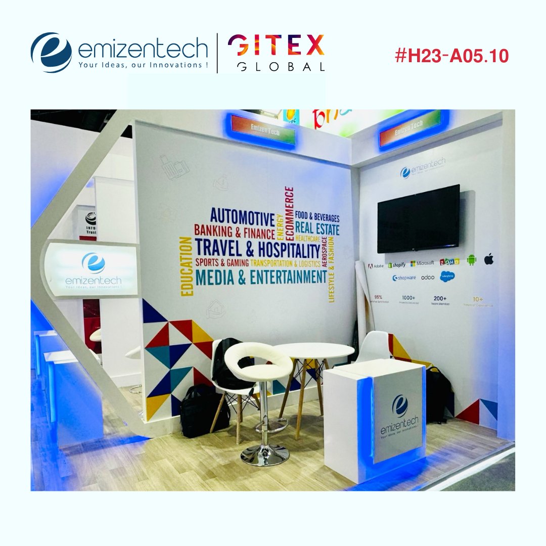 EmizenTech's tweet photo. Day 2 at #GitexGlobal2023 is buzzing with excitement!
We're all set to welcome you at our Booth no.: 𝗛𝟮𝟯-𝗔𝟬𝟱.𝟭𝟬
Come explore the future of AI integration and business transformation. Let's connect and share innovative ideas at #GITEX2023!
#TechEvent #AI #Emizentech https://t.co/3zePLGprgV