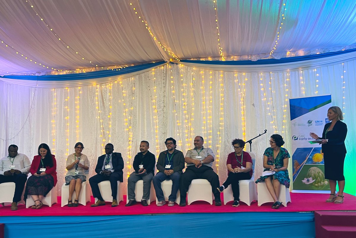 💬 Inspiring talks during #SBSTTA25 at the side-event focused on #NBSAPs 🌱

🎯 It was a pleasure to see our partners 🇨🇷 🇺🇬 🇲🇽 gathered to present their #EarlyAction, crucial for tangible #KMGBF implmementation.
