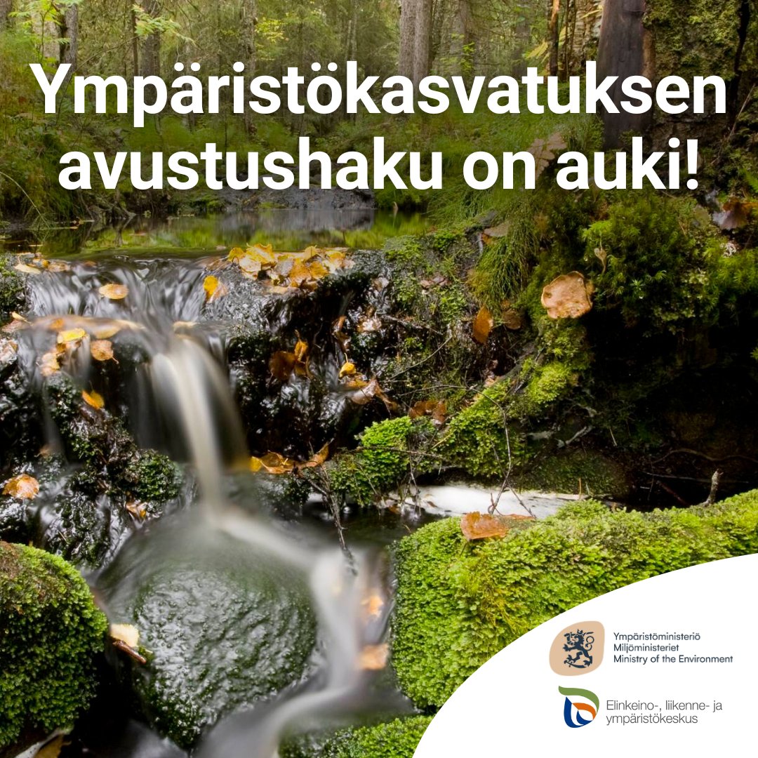 Valtakunnallinen ympäristökasvatuksen avustushaku on käynnissä 17.10.-30.11.2023!
Avustuksen painotukset ovat tänä vuonna vesiluonto sekä lasten ja nuorten metsäsuhde 💧
Lue lisää⬇️
sttinfo.fi/tiedote/700403…