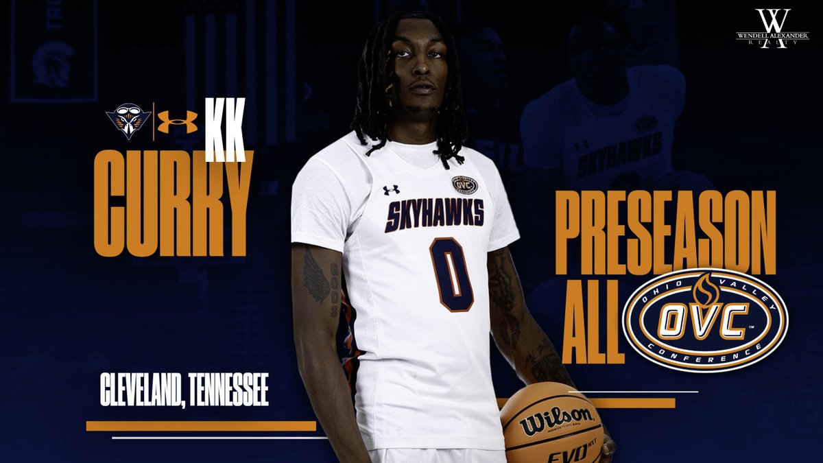 Congratulations to @SkyhawkHoops forward KK Curry on being named to the Preseason All-OVC squad! 🏀 8.5 points | 5.7 rebounds per game 🏀 11 games with 10+ points 🏀 Posted three double-doubles Story: bit.ly/48T1h3F #MartinMade | #OVCit
