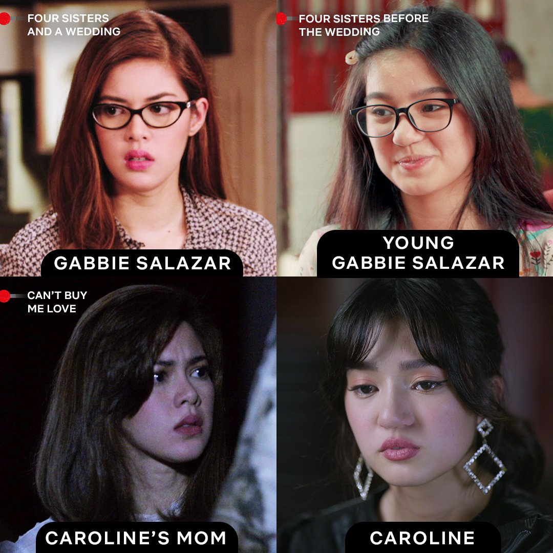 Netflix_PH's tweet image. They cast them so well 😭

#CantBuyMeLove #CBML #BelleMariano #ShainaMagdayao #FourSistersAndAWedding #FourSistersBeforeTheWedding #Netflix
