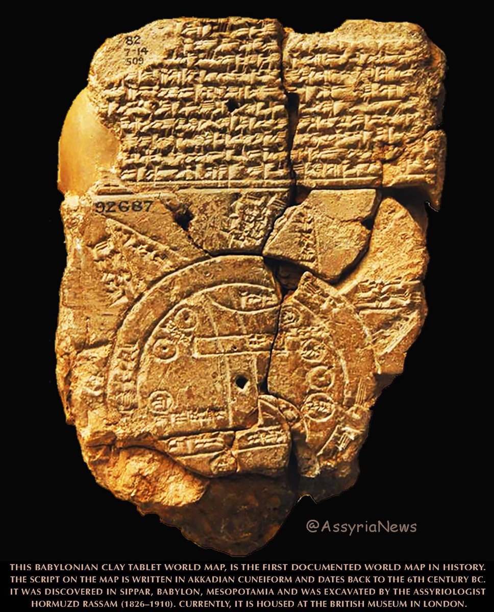 #Babylonianworldmap #worldmap #akkadian #cuneiform #babylonian  #Ur #assyrian #assyria #assyrianheritage #ashur #assur #nineveh #mesopotamia #archaeology #history #ancienthistory #art #assyrianrelief    #cradleofcivilization #britishmuseum #hormuzdrassam #sippar