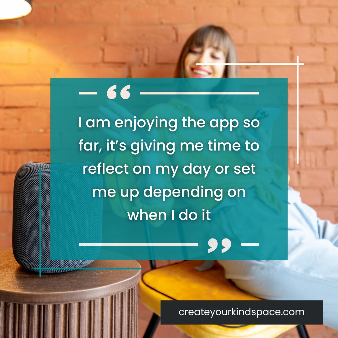 We love to hear your feedback and how Kindspace is helping you.

To try out Kindspace for yourself, all you need to say is 'Alexa, open Kindspace'. We'd love to know what your favourite feature is and how it's helping you.

#Testimonial #UserFeedback #VoiceApp #AlexaSkill