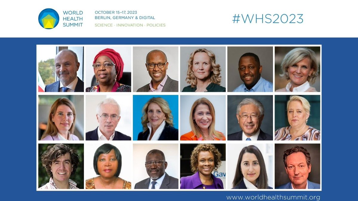 Meet #WHS2023 Speakers of Day Three🌍 Join the #globalhealth conversation online & for free here: worldhealthsummit.org