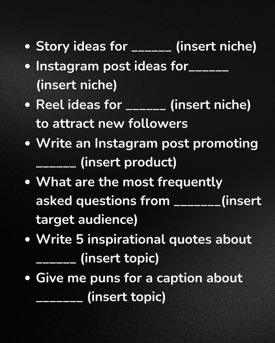 MaxDigitalAcad1's tweet photo. Stay ahead in this Content Creation game with the help of these chat GPT prompts.
. 
.
#AI #chatgpt #content #creation #IGcontentcreator #instagram #AIfromarketing https://t.co/lKZQL2KhLe