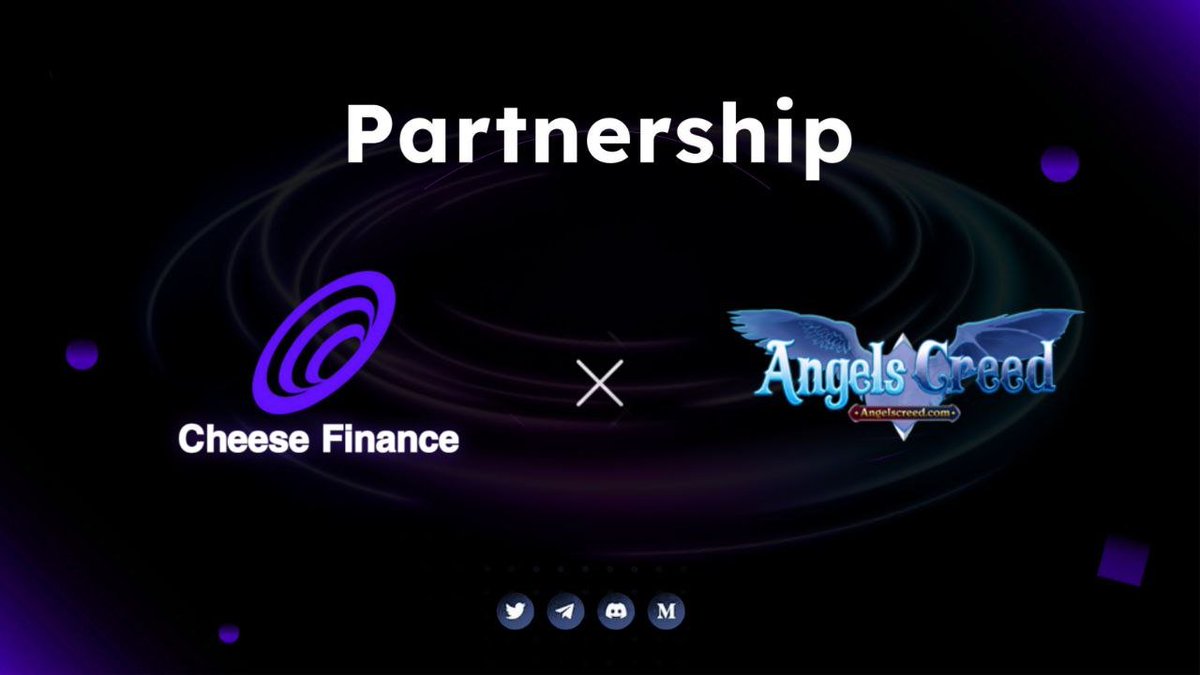 Angels Creed|Play To Earn (@angelscreedgame) on Twitter photo We are thrilled to announce strategic partnership with <a href="/Cheesefinance/">mizan 🐉 $MON</a>, The first secure Multi-chain Dex aggregator and mini launchpad with a Fiat to Crypto on-ramp solution.
Together we will work to bring more benefits to both communities! Let's go! We are thrilled to announce strategic partnership with <a href="/Cheesefinance/">mizan 🐉 $MON</a>, The first secure Multi-chain Dex aggregator and mini launchpad with a Fiat to Crypto on-ramp solution.
Together we will work to bring more benefits to both communities! Let's go!