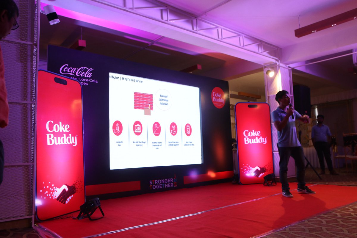 Eventossconnect's tweet photo. 2-days of flawless execution at the Coke Buddy event at multiple locations in India.

Here's to activating the future with the Coke Buddy app. Kudos to #TeamEventoss

#Eventoss #EventSuccess #CokeBuddy https://t.co/aUF8OXosmS