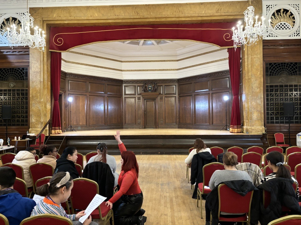 We’re at the beautiful Porchester Hall, Bayswater, for the Grand Finale of this year’s Dance Westminster 🪩

Ten amazing finalists will be performing their routines at today’s inclusive dance competition in partnership with @Step_Change, an award-winning, pioneering dance company