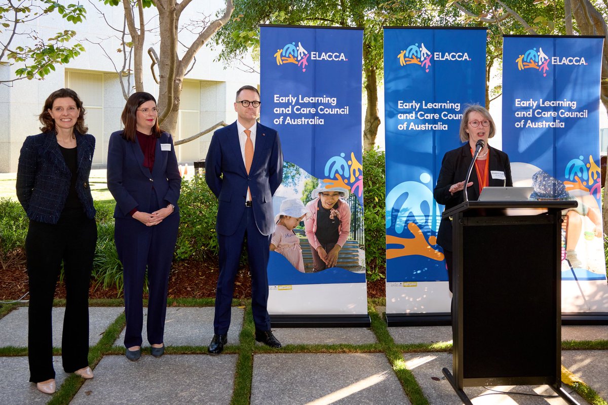 “From when the baby enters the womb to when a child goes to school is where the magic happens &amp; where early learning can make such a difference. 

It’s our role to facilitate conversations that are brave, bold and hopeful.”

- Parliamentary Friends of Early Childhood