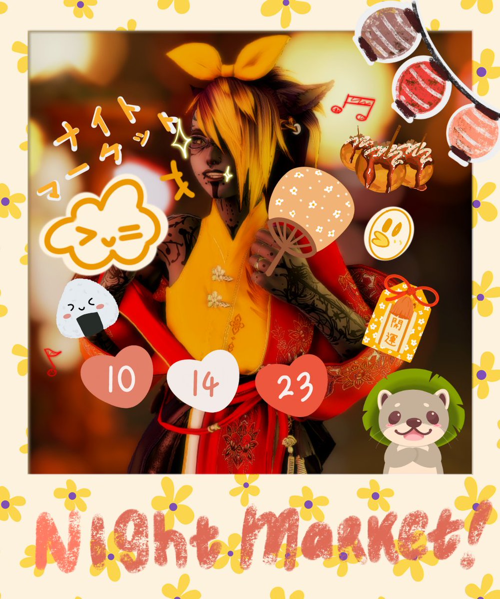 Safhier_FFXIV's tweet photo. Thank you for the cute pic!! 😊😊 @solaris_xiv
#odderotter #ElementalNightMarket https://t.co/hSmyXrkVnO