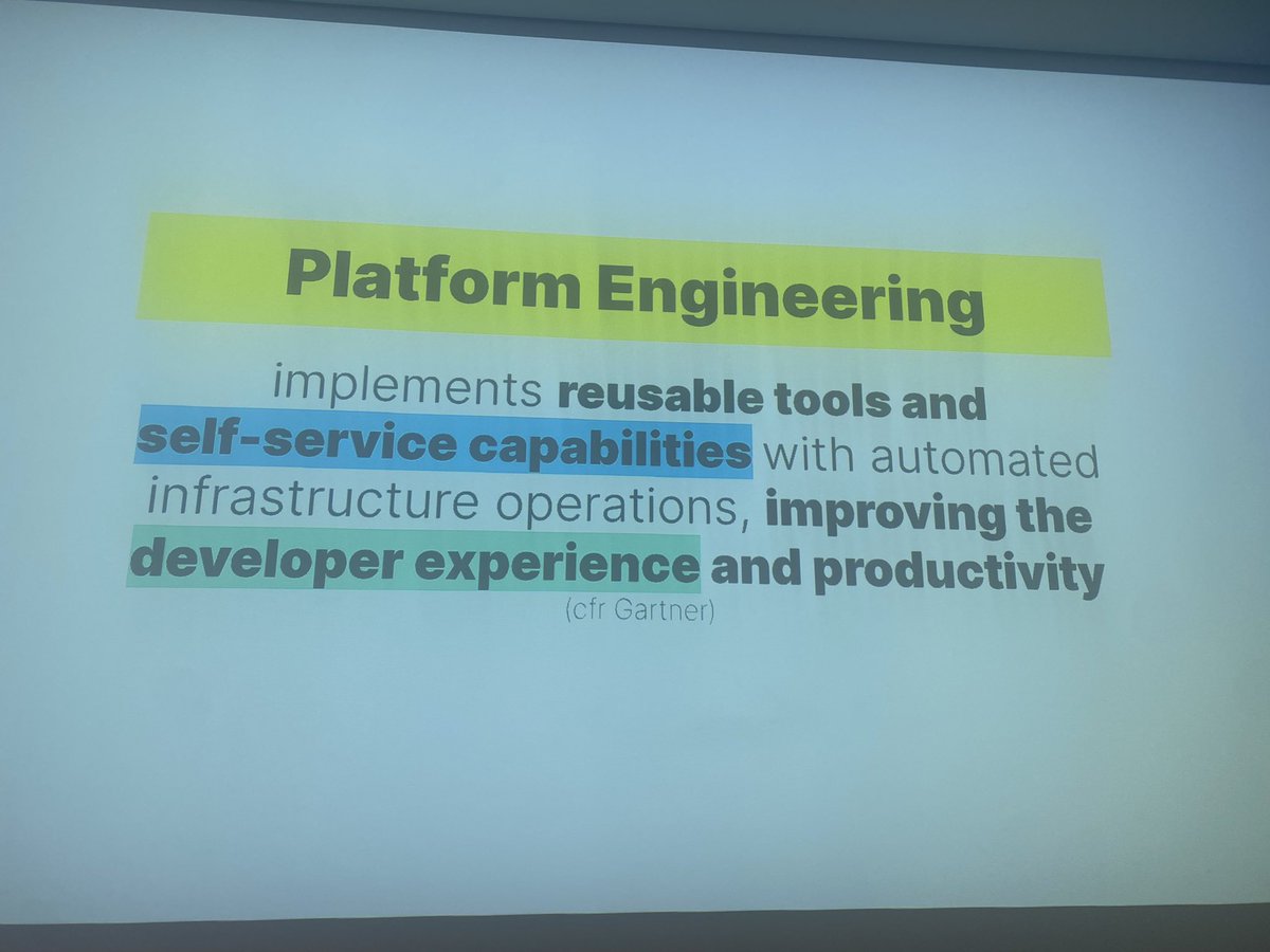 Time for some platform engineering at @kcduk_io by @MiaPlatform