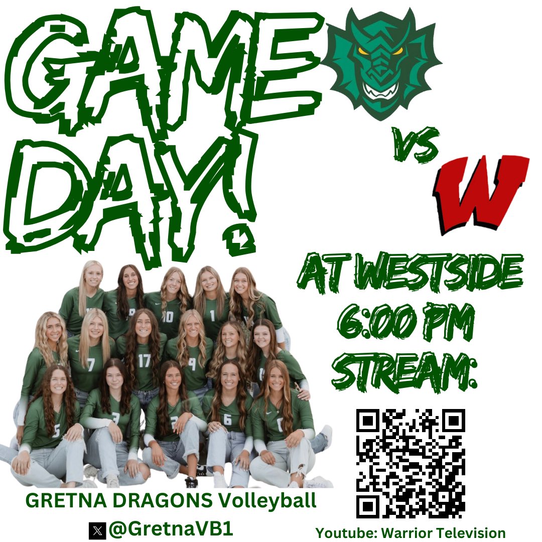 Dragons head to Westside tonight at 6:00 for the quarterfinals of the Metro Tournament! Come out and support!