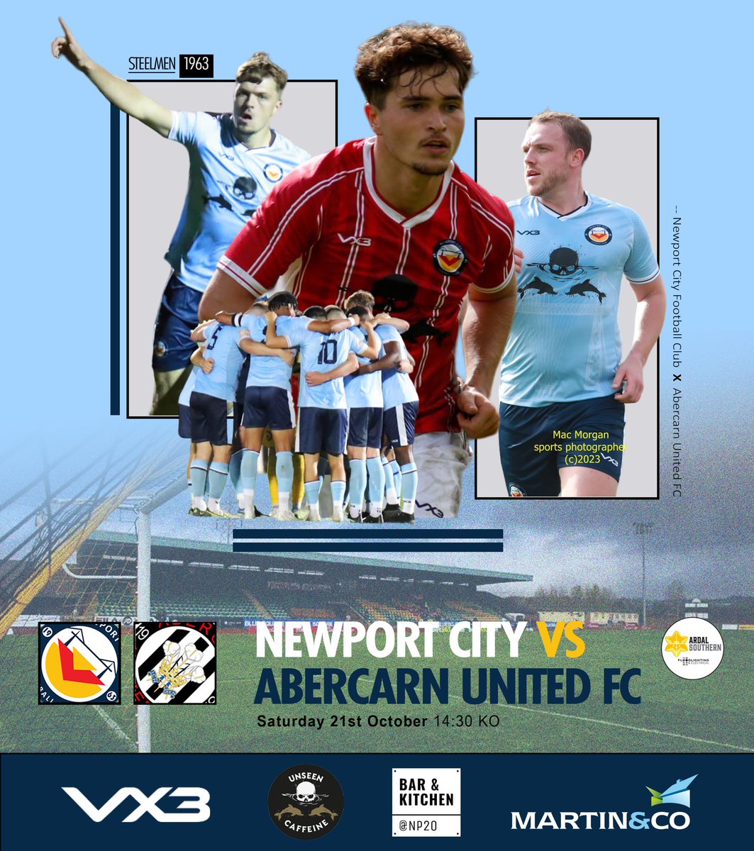⚽ Next up at the Newport Stadium, <a href="/AbercarnUnited/">Abercarn United AFC</a> in the <a href="/ArdalSouthern/">Ardal Southern</a> 

🗓️ Date: 21.10.23
⏰ Time: 14:30 KO
📍 Location: Newport Stadium, NP19 4PT

Entry: U16 F.O.C, Adults £5

#newportcityfc #familyfootball #fifa24 #abercarn #Gwent #newport #newportsouthwales #newportcounty