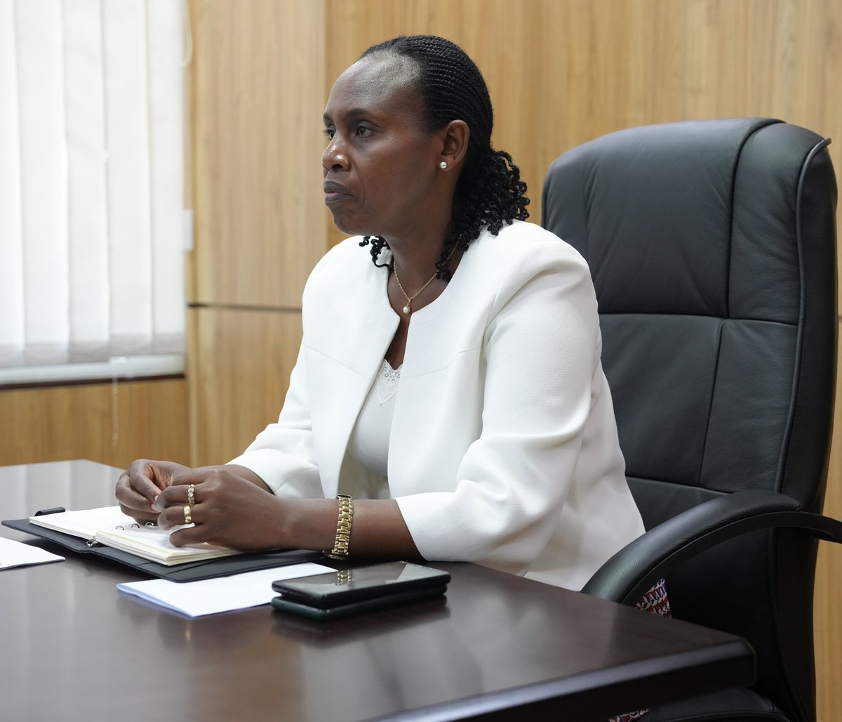 Today, MoS @DrUwera had a meeting with @RwandaFinance & @statisticsRW to discuss on statistics within the Climate,environment&natural resources Sector. Discussions based on sharing the status & needs to establish a framework to produce environmental statistics. #GreenRwanda🇷🇼🌿