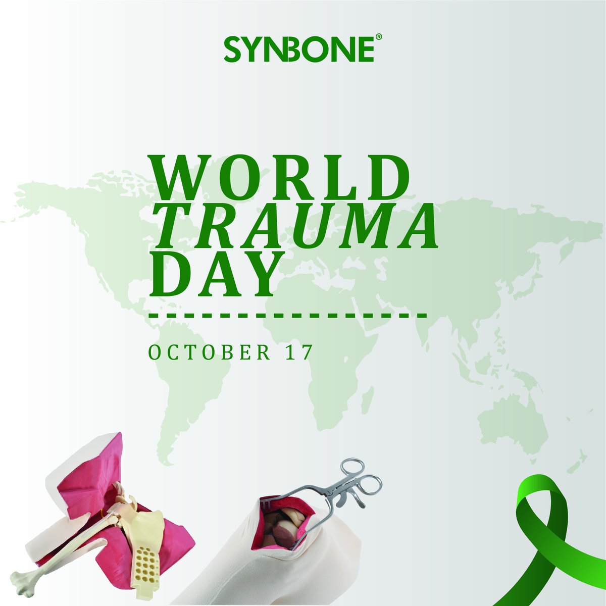 SYNBONE committed to advancing trauma care through lifelike synthetic bone models, empowering medical professionals to hone their skills in treating traumatic injuries. 
#worldtraumaday
#synbone 
#medicaltraining