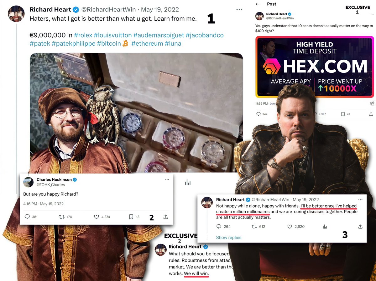 I’ll never forget Richard Heart’s response to Charles Hoskinson when he asked Richard if he was happy

I’ll also never forget when Richard told us that $0.10 isn’t anything on the way to $100

I’ll never forget when he recently said that we will win, either

It honestly doesn’t