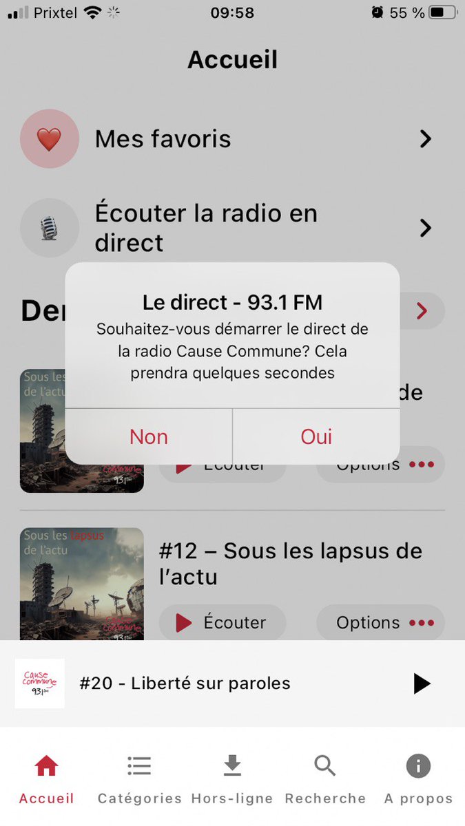 _CauseCommune_'s tweet photo. Pour écouter le #direct de #RadioCauseCommune et l'intégralité de nos émissions en #podcats, téléchargez l'application sur #AppStore et #GooglePlay
https://t.co/6b9YotwI3Z
https://t.co/vQsSE6smXn https://t.co/GozlePdiYv