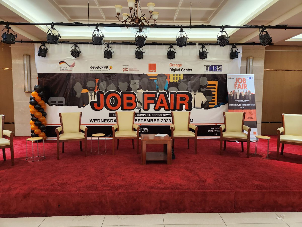 At Orange Digital Center, we not only provide a myriad of FREE trainings + support of start-ups, but we also endeavor to find employment for our beneficiaries. Our free job fair brought 16 employers face to face with 250 potential employees with immediate on site interviews.