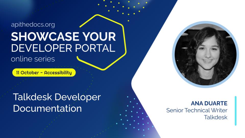 APItheDocs's tweet image. 💡What standards and efforts are essential to ensure that digital products, such as an #API #developerportal, are accessible to the broadest possible audience?

We invite you to join the virtual demo by the @Talkdesk team to see their answers.

Learn more: apithedocs.org/showcase-2023