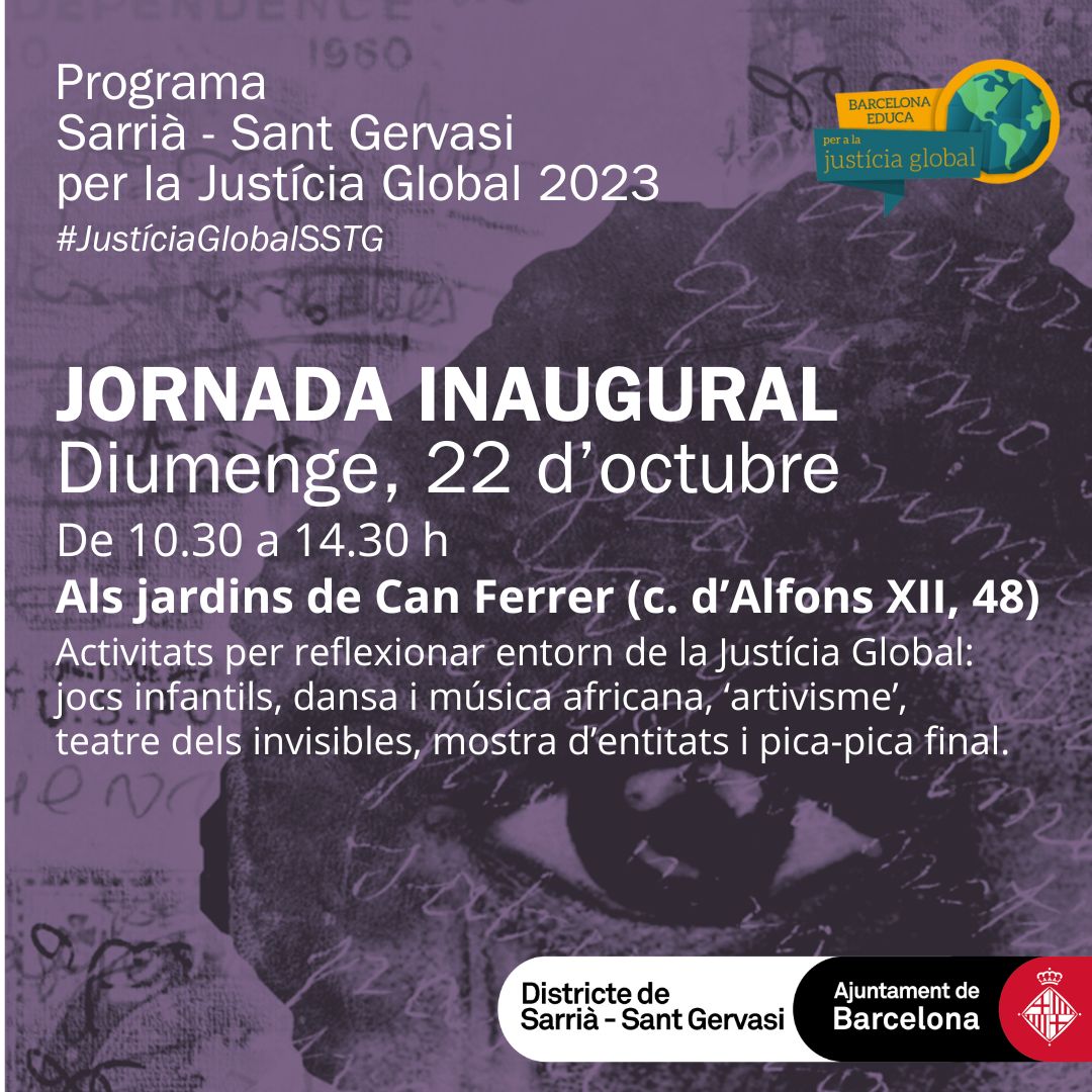 SSGRefugi's tweet photo. Una jornada per  desenvolupar la consciència crítica sobre les causes que generen vulneracions de drets humans, per tal de contribuir amb accions transformadores
https://t.co/vWxjhinc6d https://t.co/KZr1ebN2TA