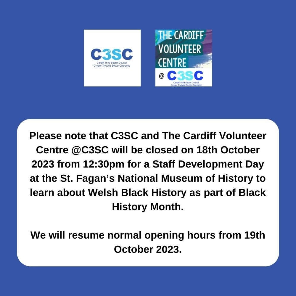 Cardiff Third Sector Council (C3SC) tweet media