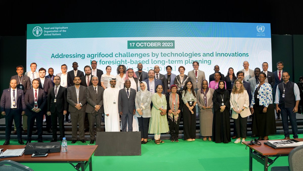 FAOinNENA_EN's tweet photo. Our first session today focuses on addressing agrifood challenges by technologies and innovations through foresight-based, long-term planning.

To help navigate the complexity, uncertainty, volatility and ambiguity of current challenges. #WIF https://t.co/d8PMESJx7Q