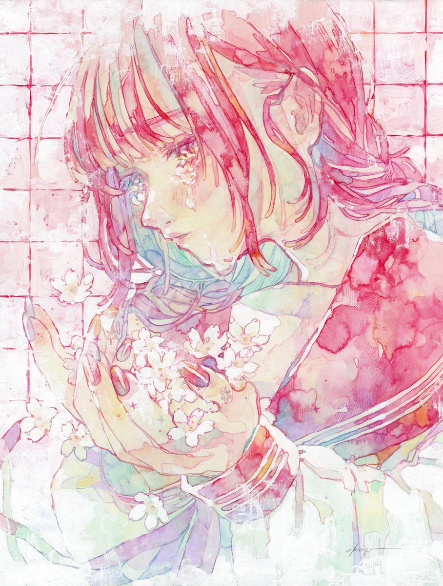 「下を向いても良いよね #illustration #art」|オカユウリのイラスト