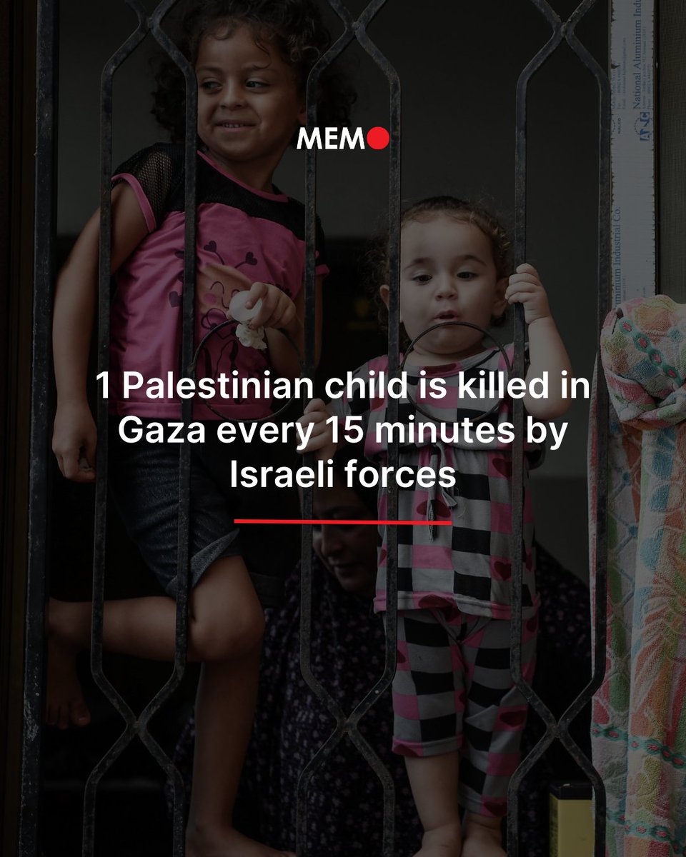 MiddleEastMnt's tweet photo. More than 1,030 Palestinian children in Gaza have been killed by Israeli forces since 7 October, that's one child every 15 minutes. They make up one-third of the total death toll.

#Gaza #Palestinianchild #PalestineLivesMatter  #GazaUnderAttack #memo https://t.co/telFxbV4wQ
