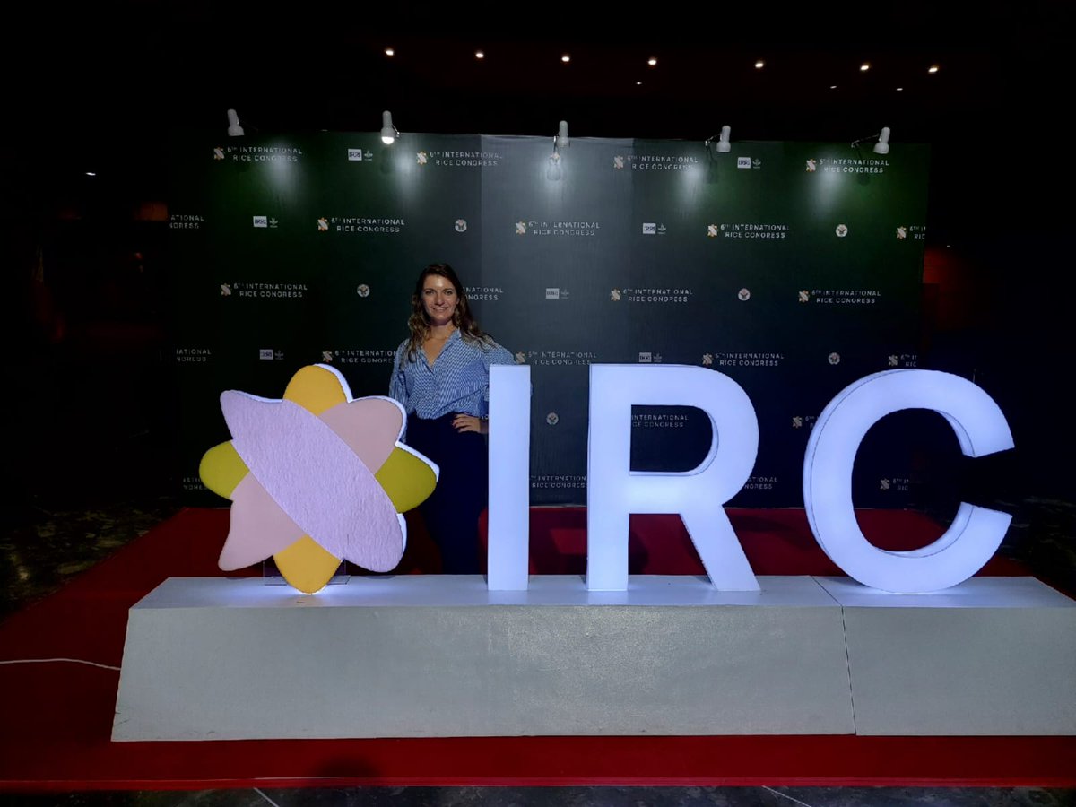 Our <a href="/AvHStiftung/">Humboldt-Stiftung</a>  fellow Andriele Wairich is attending the International Rice Congress in Manila to present her work on redox regulation in #rice under iron toxicity. #irc2023