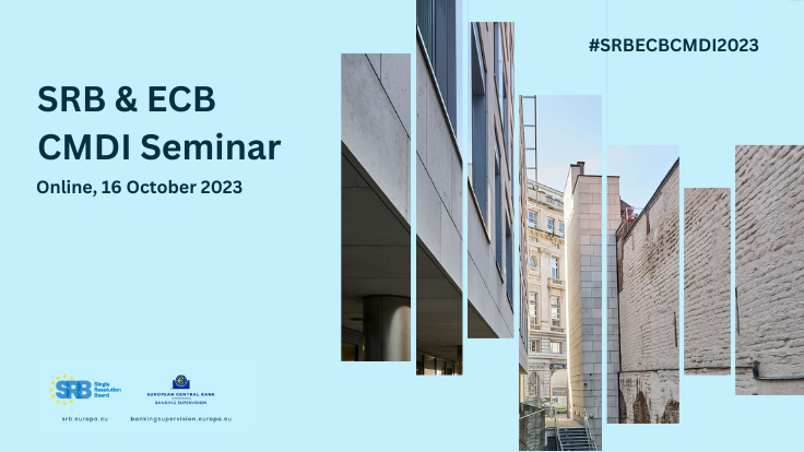 EU_SRB's tweet photo. 🔎🏦🇪🇺SRB ECB CMDI seminar presentations &amp; speeches are online ✅

#SRBECBCMDI2023 
@ecb @EBA_News @EU_Finance 

➡️https://t.co/rNqnyCb9KL https://t.co/csEu6GNoC6