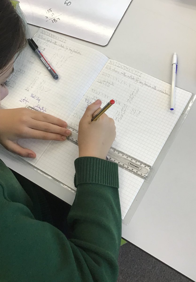 GRPAHawthorn's tweet photo. Long division can be very challenging (especially when the answers include remainders). Luckily, @GRPAHawthorn love focussing on their learning behaviours - in this case being investigative and resilient - to help them achieve their goals! #Resilience #learningbehaviours https://t.co/y8fsY6Dquj