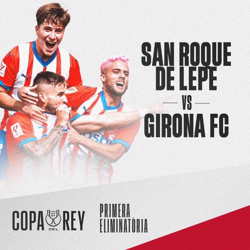 GironaFC's tweet photo. Ja tenim rival per a la primera eliminatòria de Copa 🏆

📌 Es disputarà a partit únic els dies 31 d'octubre, 1 o 2 de novembre.

#CopadelRey