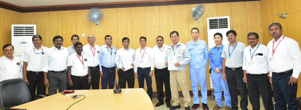 sailrsp1's tweet image. सेल, राउरकेला इस्पात संयंत्र (@sailrsp1) द्वारा अत्याधुनिक हॉट स्ट्रिप मिल-2 के लिए ओ.एंड एम.स्पेयर्स के लिए मित्सुबिशी कॉर्पोरेशन, जापान के साथ समझौता ज्ञापन पर हस्ताक्षर #SAILvision #SAILSteel #भारतजापान #RSP #सहकार्यता #समझौताज्ञापन #MOU #कलपुर्जे