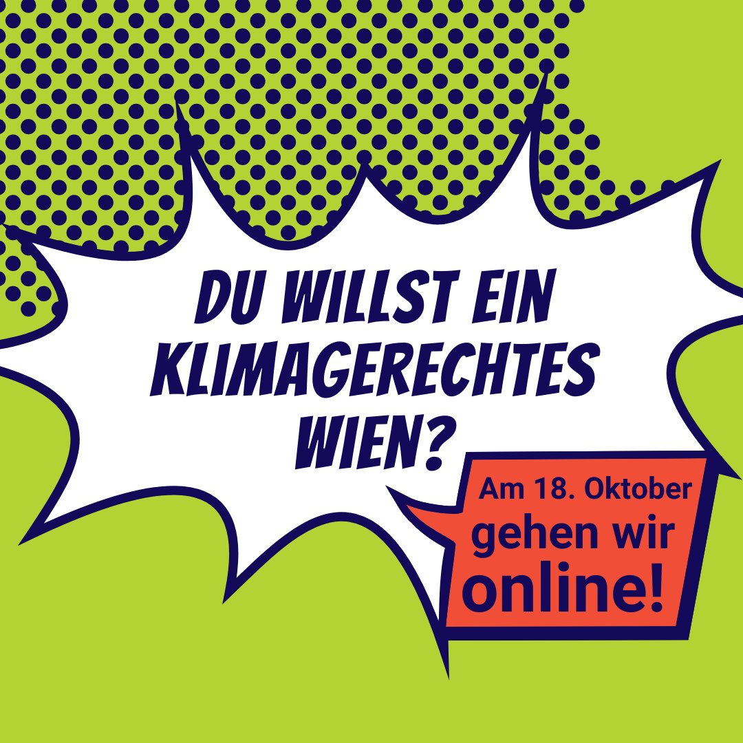 Die #Klimakrise erfordert bessere Stadtgestaltung! Dir sind kosmetische Begrünungen der Stadtregierung nicht genug? Du willst ein wirklich klimagerechtes, hitzeresistentes Wien? Bei uns findest du bald alle Initiativen, die sich dafür einsetzen – und wie du dich einbringen kannst