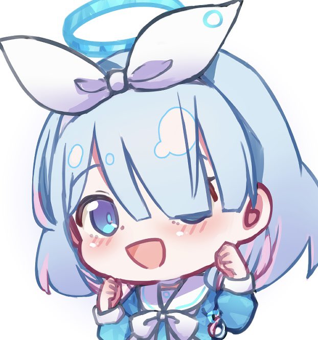 #ブルアカ
にこにこアロナちゃん
             ╭╮
             ┃┃ ⁠ ⁠
             ┃┃ 
             ┃┃ 
                       ╰╯
              🐳

(さあ、頑張りましょう!先生!) 