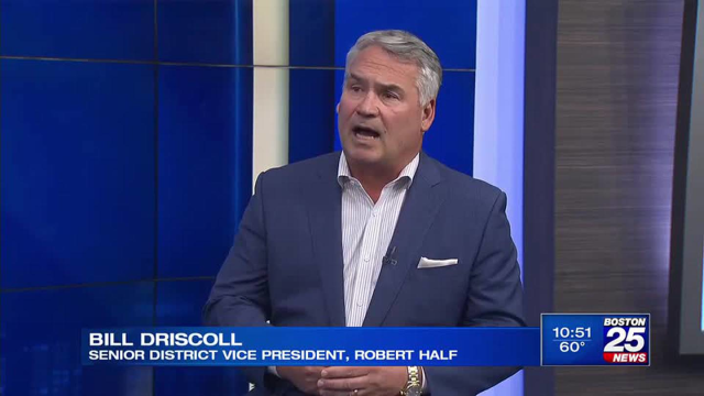 What are the most in-demand seasonal #work opportunities? Bill Driscoll, #employment trends expert at @RobertHalf, has more in this interview with @boston25 Always great to join Mark Ockerbloom and the Team at Boston 25! @ocktalks bit.ly/3M4yZcD