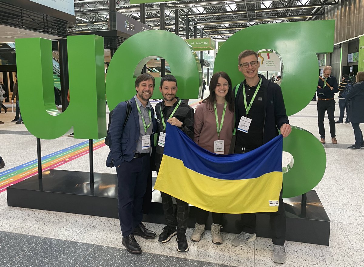 With 3 colleagues from Ukraine in #UEGweek