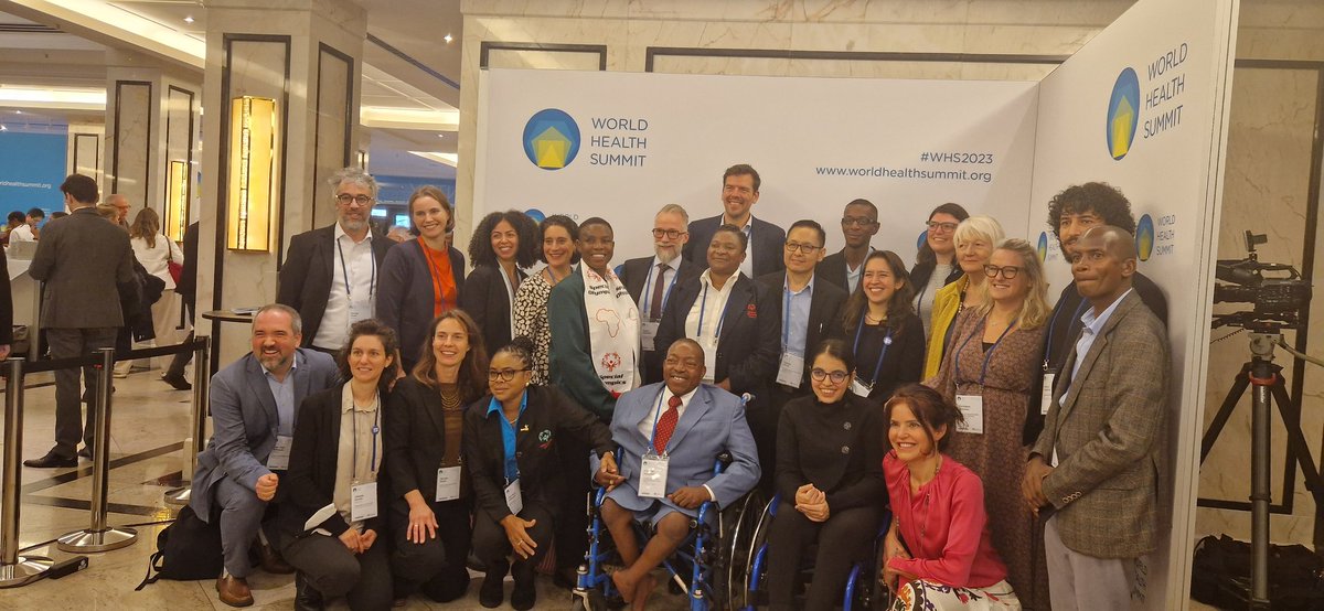 An eventful first time at the #whs2023  where I had the pleasure of co moderating a session disability inclusion in #UHR.