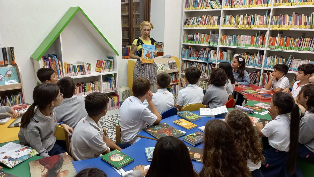 scorazoncoria's tweet photo. 📚 ¡Que mañana tan divertida! 📚

Hoy los alumnos de 5° de Primaria han visitado la biblioteca municipal de Coria "Rafael Sánchez Ferlosio".
Han disfrutado de la visita, investigando sobre clásicos de la literatura infantil. 

Gracias por este rato tan entretenido. https://t.co/mT7q8wa2Kn