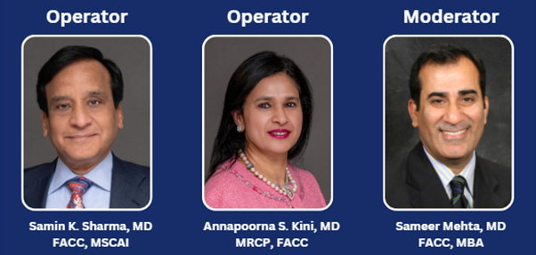 Watch LIVE today at 8am EDT and ask us your questions! ccclivecases.org/live-webcast/ 'PCI of Distal LM and Proximal LCx using RotaTripsy Strategy and Single Crossover Stent' #cardiotwitter #cardiology #interventionalcardiology #mountsinai @DoctorKini