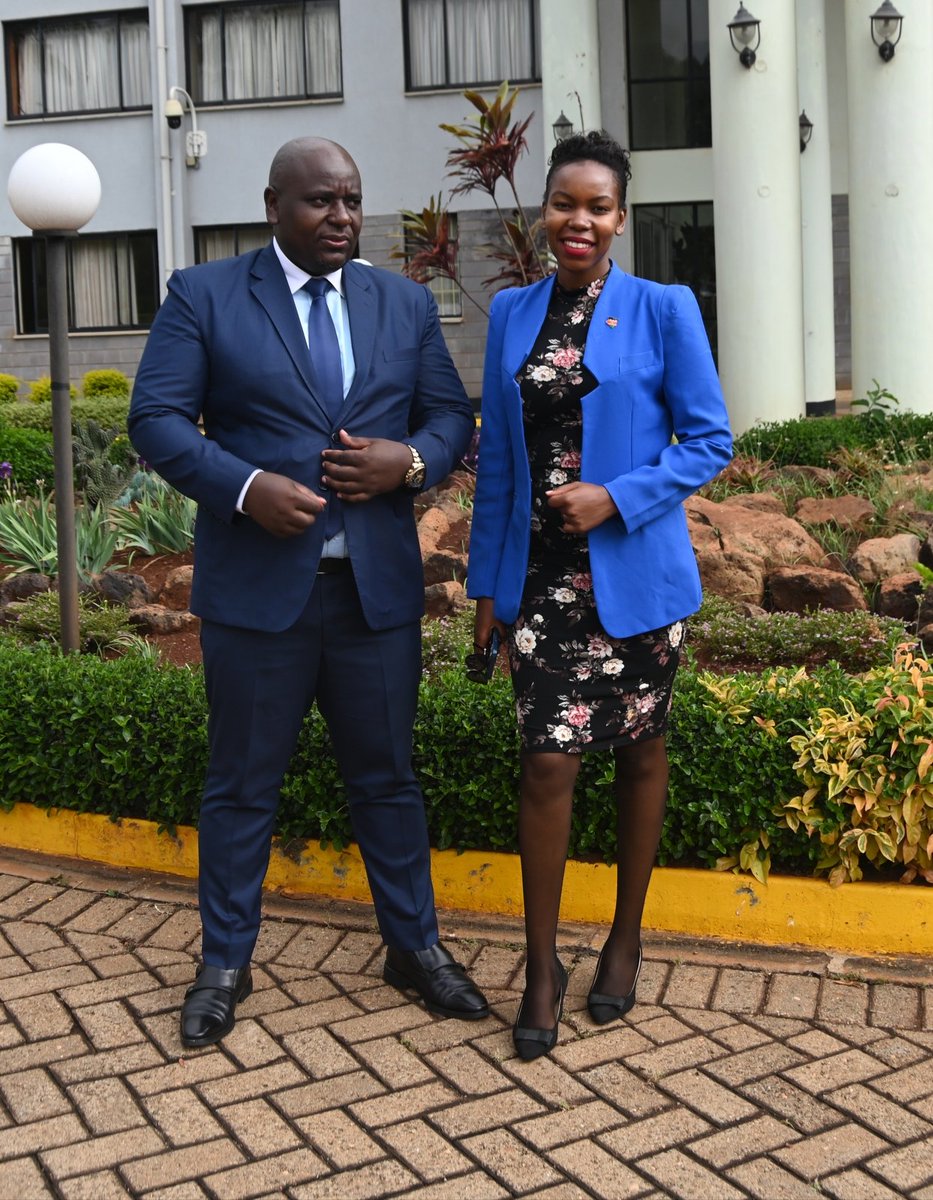 PeterQuest7's tweet photo. It's mostly Your friends who will believe in your potential. Excellent and productive meeting with Ms Vivian Omariba, from @KIPPRAKENYA when she paid a courtesy call @KSGKenya https://t.co/lVVBTor75a