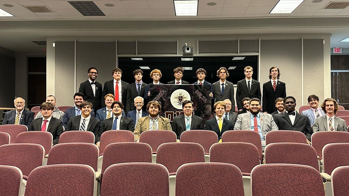 pikesfmu's tweet photo. Two days ago, we held our first initiation of the fall semester. We initiated 9 new brothers! The largest class since our re-installation in 2022! https://t.co/V8Ph1ZvPEM