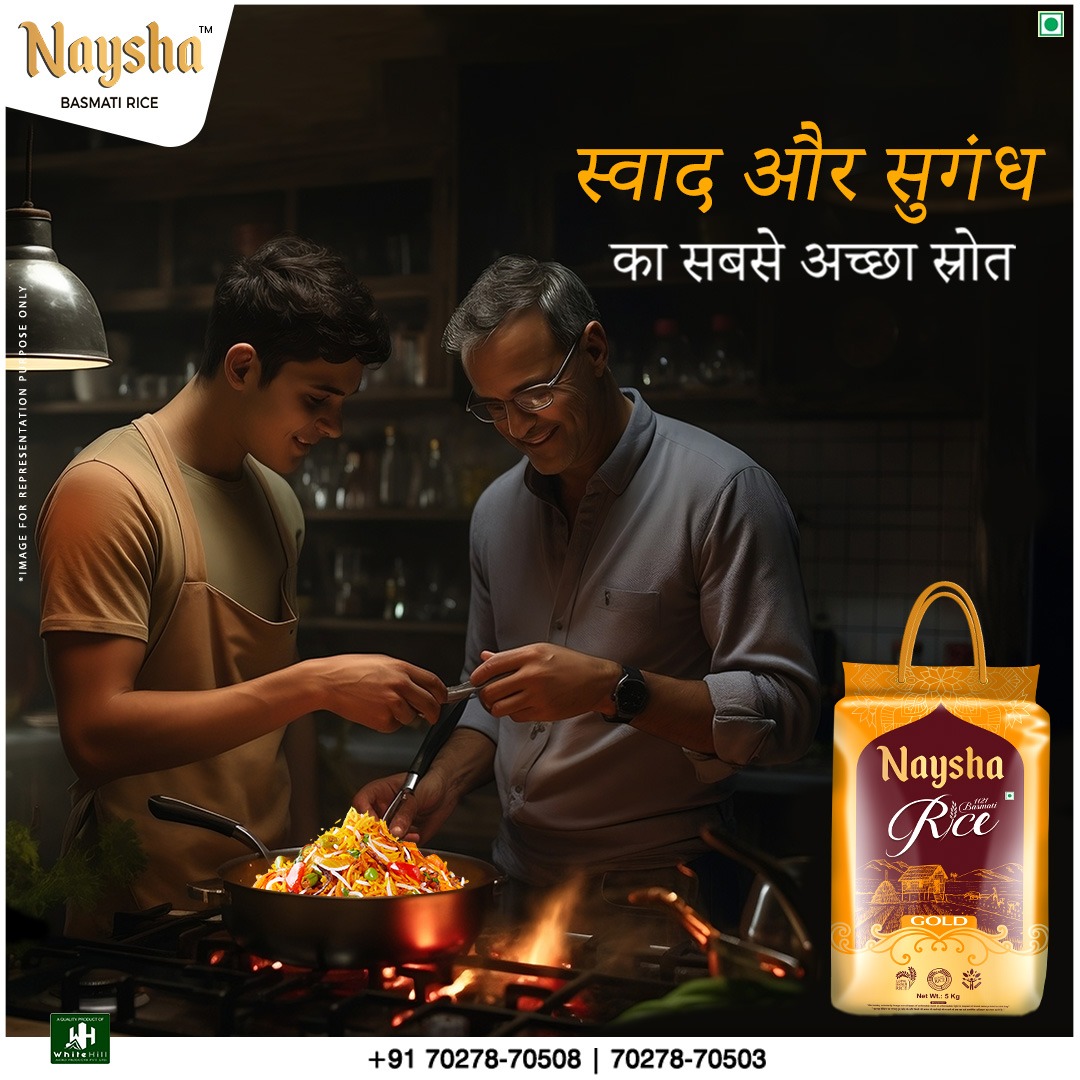 NayshaRice's tweet image. स्वाद और सुगंध के प्रिय स्रोत - प्राकृतिक अद्भुतता!
#NayshaBasmatiRice 🍚
.
.
#nayshabasmatirice #eatpure #taste #biryani #biryanilove #basmatirice #purityineverygrain #healthysmiles #enjoy #healthyrice #goodforhealth #pure #healthymeal #rice #longgrain #basmatiricelover #naysha