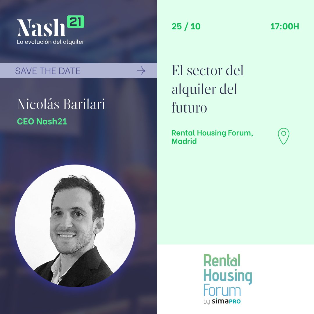La semana que viene estaremos en Rental Housing Forum by <a href="/simaexpo/">SIMA</a> 🔑 

Nuestro CEO Nicolás Barilari formará parte de la mesa "El sector del alquiler del futuro, ¿Integración con el Flex Living? ¿Cambiarán las preferencias del cliente?" 

¡No te lo pierdas!