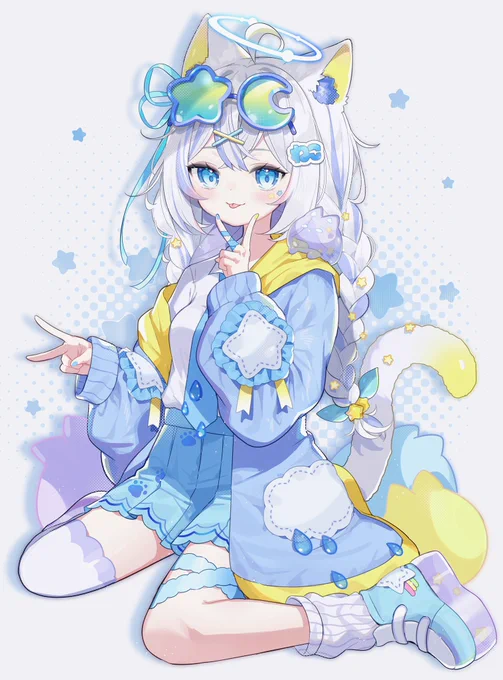 星屑ネコチャン! *̩̩͙⸝⋆  #創作