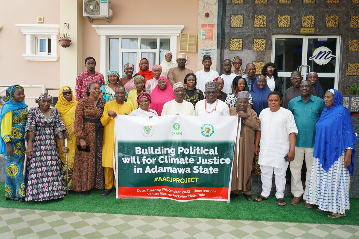 gifsep4climate's tweet photo. Happening now! @gifsep4climate is building the capacity of CSOs and community members in Adamawa State to enhance the political will of state actors for climate justice. #AACJ #AACJProject https://t.co/TCFUMJ13wN