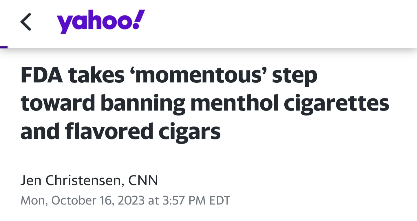 FDA takes 'momentous' step toward banning menthol cigarettes and