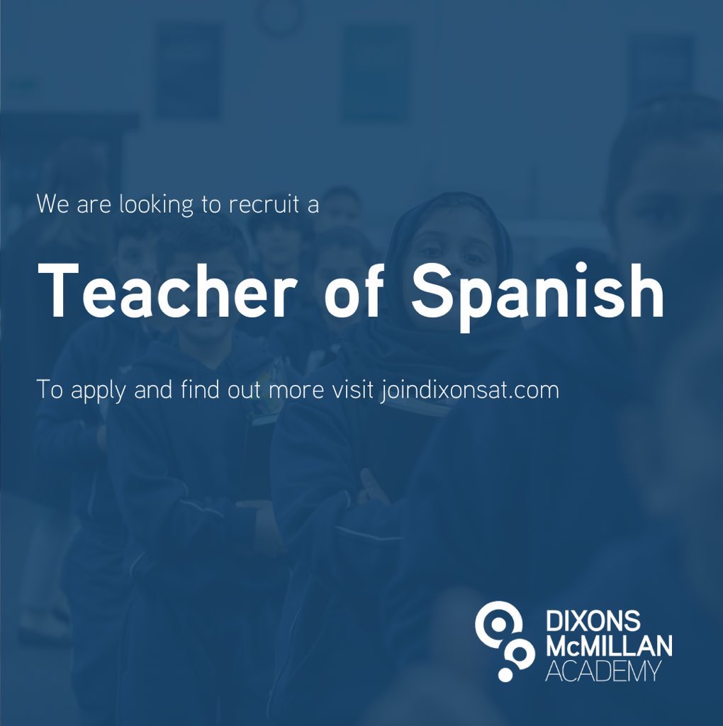 Do you want to work at a school that puts MFL at the heart of making all feel welcome? We are looking for a Teacher of Spanish to join our growing team. See here: shorturl.at/fBIJQ